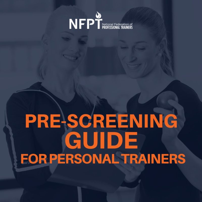 The Importance of Pre-Screening for Personal Trainers: A Comprehensive Guide 2 pre-screening guide